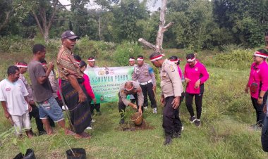 Polsek-Detusoko-Bersama-Bhayangkari-Melaksanakan-Kegiatan-Penanaman-Pohon-Dan-Ketahanan-Pangan