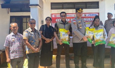 Launching-Gerakan-Pangan-Murah-Serentak,-Polres-Ende-Total-Salurkan-34-Ton-Beras-Murah-kepada-Masyarakat