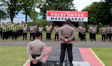 Ambil-Apel-Jam-Pimpinan,-Kapolres-Ende-Tekankan-Transformasi-Pelayanan-Publik-dan-Disiplin-Inovasi