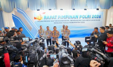 Beri-Arahan-di-Rapim-Polri,-Kapolri-Tegaskan-Dukung-Kawal-Penuh-Program-Pemerintah