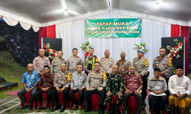 Pererat-Silaturahmi-di-Bulan-Suci-Ramadhan,-Kapolres-Ende-Sambangi-Polsek-Ndona:-Layani-Masyarakat-dengan-Hati