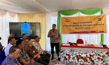 Perkuat-Sinergitas-dan-Kepedulian,-Kapolres-Ende-Kunjungan-Kerja-Humanis-di-Polsek-Pulau-Ende