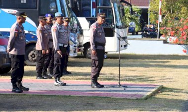 Polres-Ende-Polda-NTT-Gelar-Apel-Siaga-Bencana,-Siapkan-Personel-dan-Posko-Utama