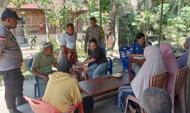 Respon-Cepat-Polres-Ende-Polda-NTT,-Keluhan-Warga-Rukuramba-saat-Jumat-Curhat-Langsung-Ditindaklanjuti-Sidokkes-Polres-Ende