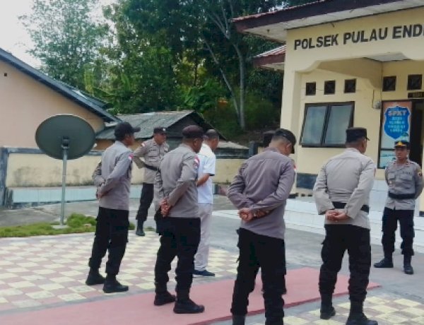 Apel Jam Pimpinan, Kapolsek Pulau Ende Ingatkan Commander Wish Kapolda NTT
