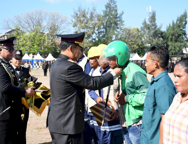Apel Kebangsaan Polda NTT: Ojol dan Buruh Kompak Jaga Persatuan, Tolak Intoleransi dan Radikalisme