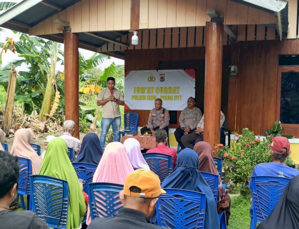 Dengar Suara Rakyat, Wakapolres Ende Turun Langsung ke Lokoboko dalam Kegiatan Jumat Curhat