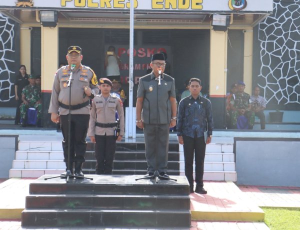 Jelang Idul Fitri 1447 H, Polres Ende Terjunkan 100 Personel Amankan Titik Keramaian