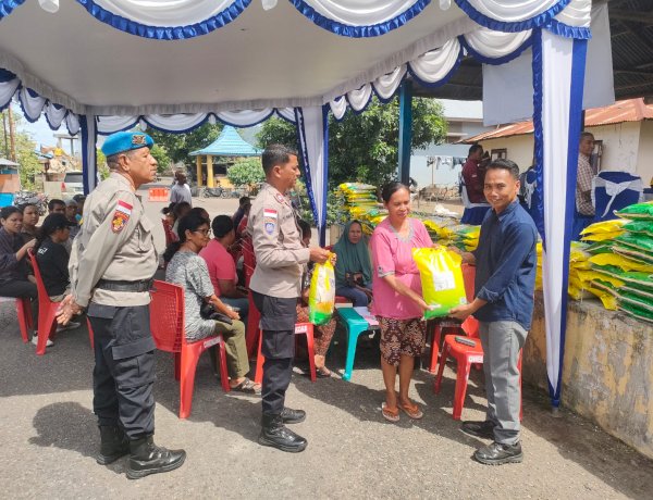 Polres Ende Gelar Gerakan Pangan Murah Serentak, 5 Ton Beras Ludes Diserbu Warga Jelang Idul Fitri dan Paskah