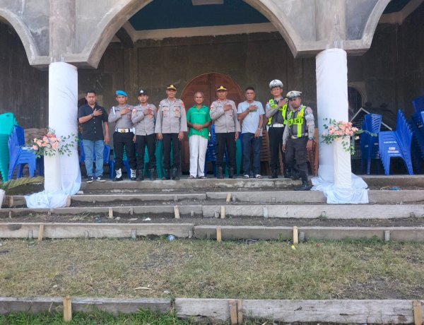 Personel Polres Ende Lakukan Patroli Intensif di Gereja dalam Ops Semana Santa Turangga 2026