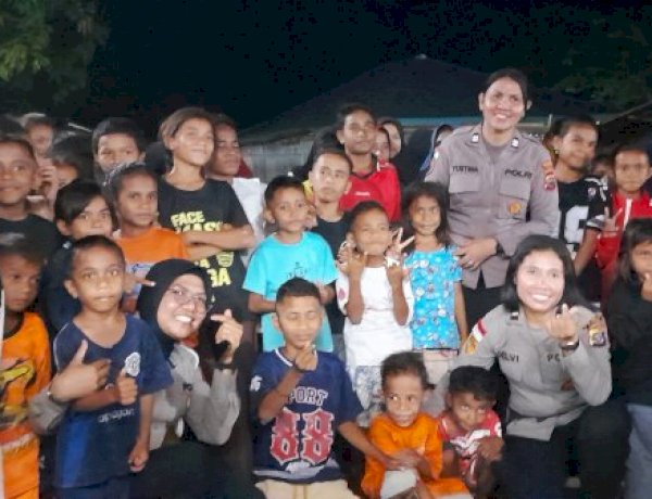 Kapolres Flores Timur dan Polwan Turun ke Lokasi, Ratusan Rumah Rusak Akibat Gempa di Adonara Timur