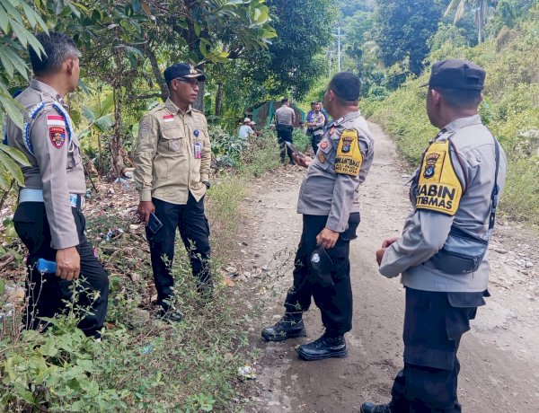 Personel Polres Ende Polda NTT Amankan Jalanya Proses Constatering Gugat Waris di Rukun Lima