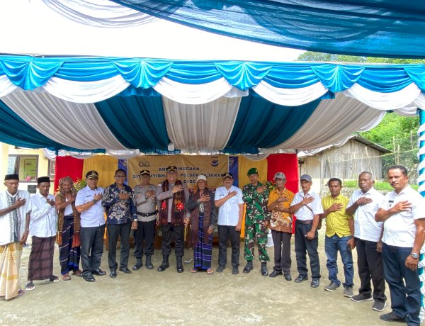 Kapolres Ende Kunjungi Polsek Lio Timur, Pesan Pengabdian Tulus dan Serap Aspirasi Kamtibmas