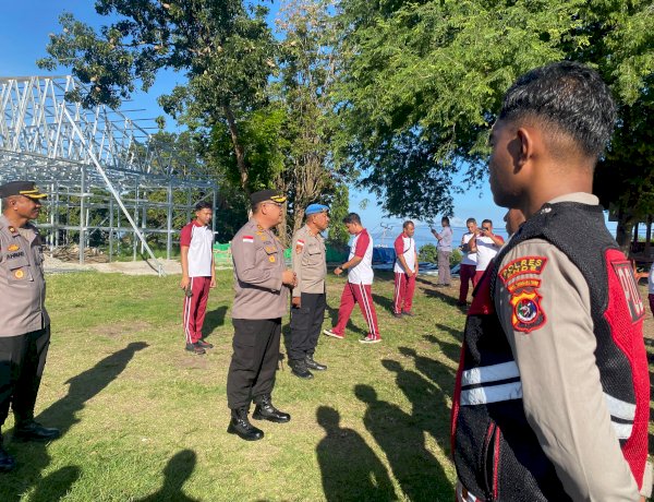 Pastikan Anggota Bersih Judol dan Sikap Tampang, Kapolres Ende Pimpin Langsung Opsgaktiplin