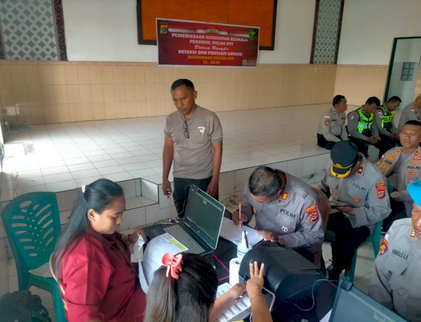 Pastikan Personel Tetap Prima, Polres Ende Gelar Pemeriksaan Kesehatan Berkala 2026