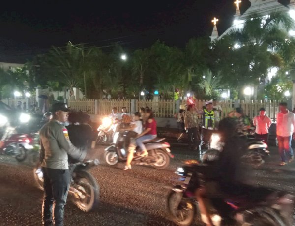 Personel Polres Ende Pastikan Misa Kenaikan Isa Almasih di Gereja St. Yosep Onekore Berlangsung Khidmat
