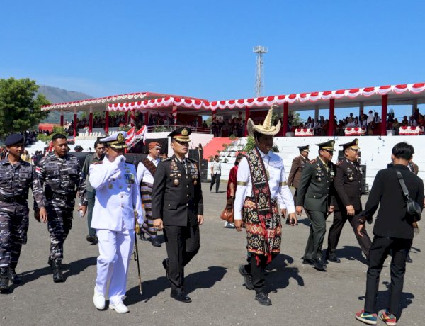Karo SDM Polda NTT Hadiri Upacara Hari Lahir Pancasila 2026 di Kota Ende