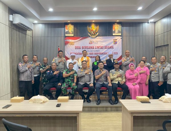 Perkuat Toleransi, Polres Ende Polda NTT Gelar Doa Lintas Agama Sambut Hari Bhayangkara ke-80