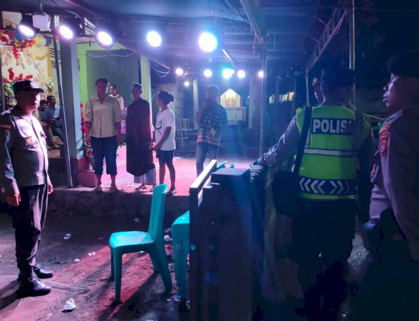 Jaga Kenyamanan Syukuran Komuni Pertama, Polres Ende Gelar Patroli Skala Besar Hingga Dini Hari