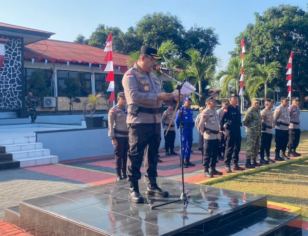 ​Mencegah Lebih Baik dari Memadamkan: Kapolres Ende Bacakan Amanat Kapolda NTT Saat Apel Kesiapsiagaan Karhutla 2026