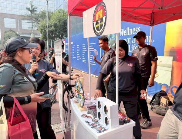 Game Spin Wheel Berhadiah Ramaikan Sosialisasi Hak untuk Tahu di CFD Jakarta