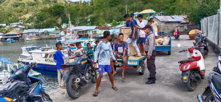 Polsek Pulau Ende Gencar Himbau Masyarakat Untuk Cegah Penyebaran Covid-19