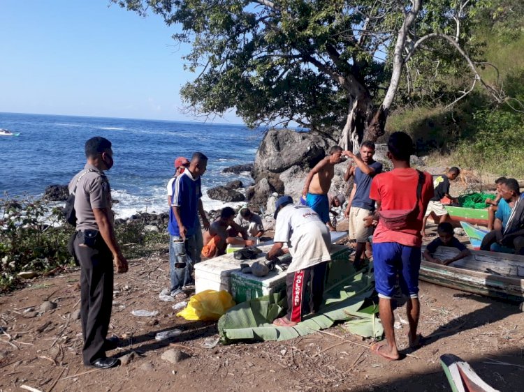 Bhabinkamtibmas Lio Timur Sambang Kepemukiman Nelayan