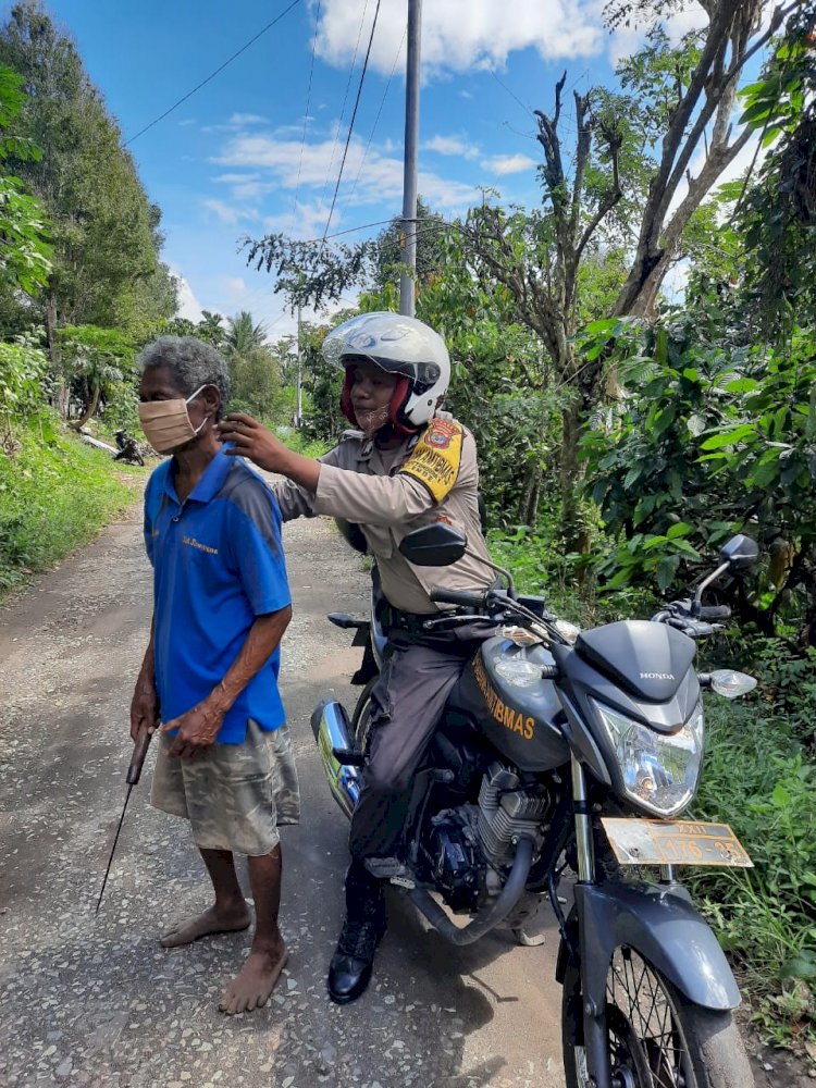 Bhabinkamtibmas Peduli Dengan Warganya