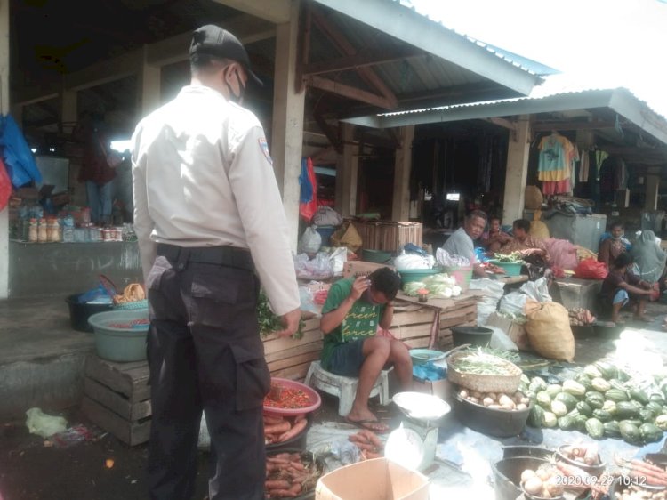 Satuan Binmas Polres Ende Gencar Lakukan Sambang dan Imbau Masyarakat Taati Protokol Kesehatan