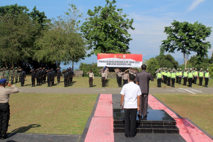 Antisipasi Bencana Alam, Polres Ende Gelar Apel Kesiapsiagaan