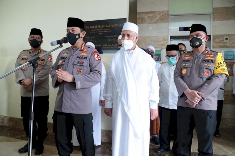 Kapolri Ajak Rabithah Alawiyah Sampaikan Pesan Harkamtibmas Dengan Bahasa Umat