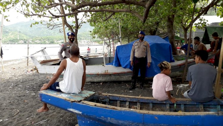 Satpolair Polres Ende Tingkatkan Patroli Ke Masyarakat Pesisir