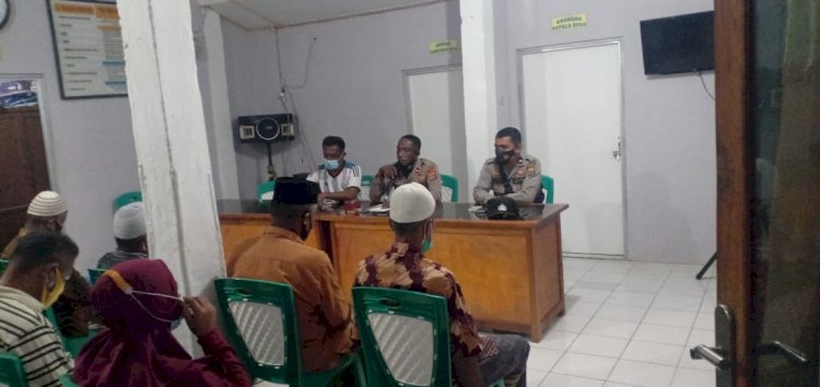 Giat Tatap Muka Kapolsek Pulau Ende Sambangi Warga Kampung Tangguh