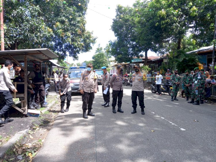 Ratusan Personil Gabungan Amankan Eksekusi Atas Tanah Sangketa Di Kelurahan Potulando