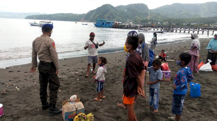 Satpolair Polres Ende Tingkatkan Patroli Ke Masyarakat Pesisir