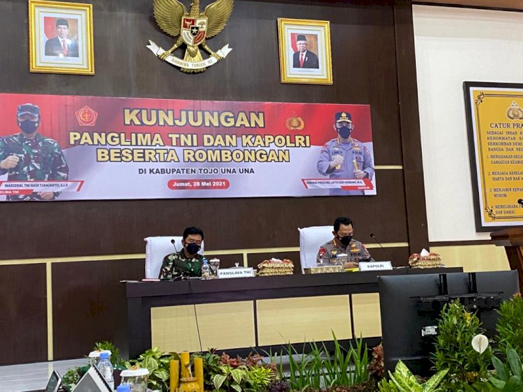 Motivasi Satgas Madago Raya, Panglima TNI dan Kapolri Pastikan Negara Tak Akan Kalah dari Teroris