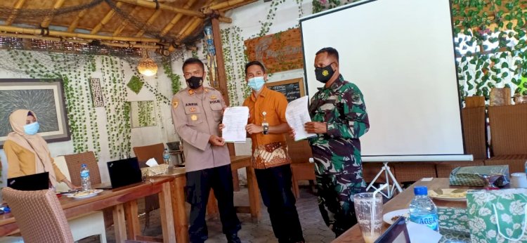 Kabag Sumda Polres Ende Hadiri Kegiatan Rekonsiliasi Dan Pemuktahiran Data Kepesertaan Polri Di BPJS Kesehatan Priode 1 2021