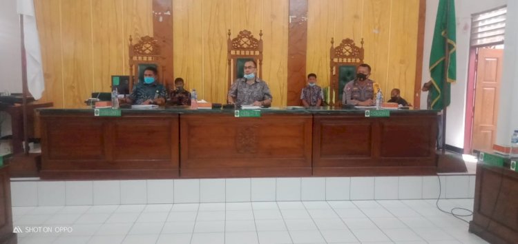 Kabagops Hadiri Rapat Koordinasi Rencana Eksekusi Tanah Dan Bangunan Di Lokasi Tanjung