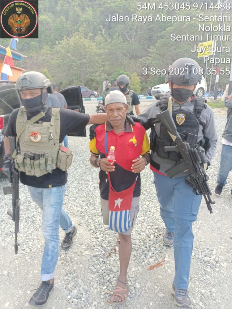 Tangkap Gigen Telenggeng, Satgas Nemangkawi Sita 3 Pucuk Senpi