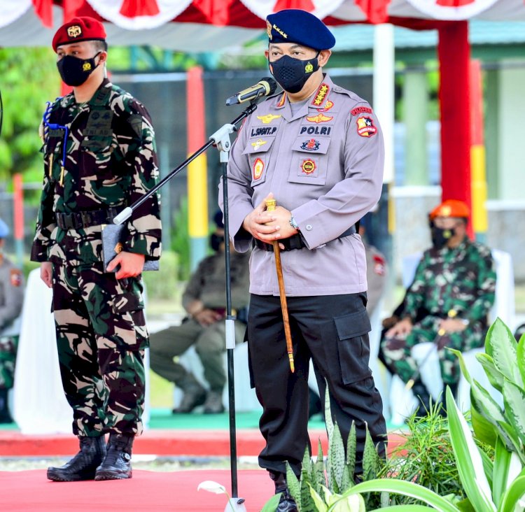 Beri Semangat Prajurit TNI-Polri, Kapolri: Pengabdian Terbaik Kepada Bangsa dan Masyarakat di Papua