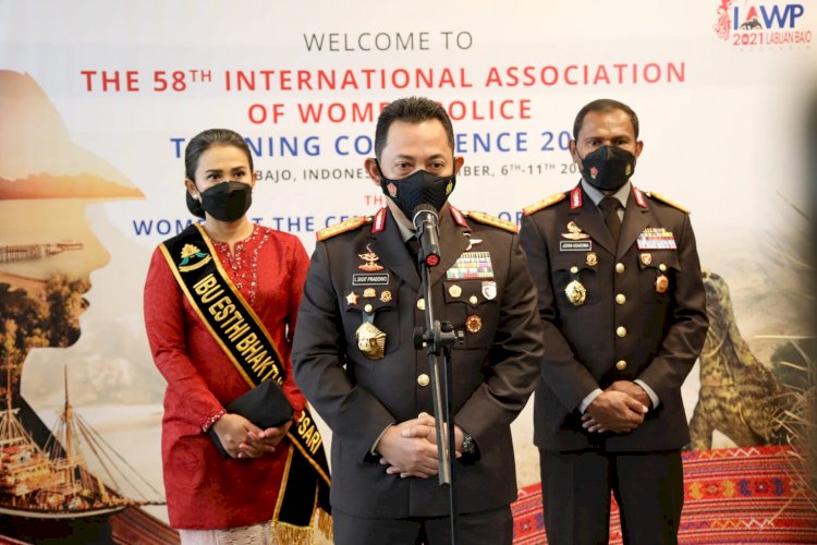 Bicara Gender di IAWP, Kapolri: Polwan di Indonesia Sudah Jadi Jenderal dan Duduki Posisi Risiko Tinggi