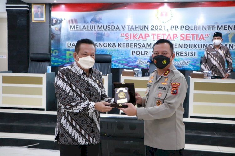 Hadiri Acara Musda ke V Keluarga Besar PP POLRI Tahun 2021, Kapolda NTT: Wujudkan Sinergitas Dalam Mendukung Program Polri yang Presisi