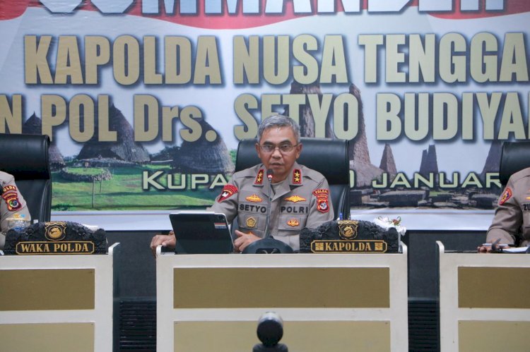 Sebelas Poin Direktif Kapolda NTT Yang Harus Dipedomani Jajaran