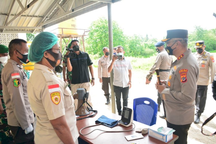 Tinjau Vaksinasi Serentak Di TTU, Kapolda NTT Apresiasi Antusiasme Masyarakat yang Ambil Bagian