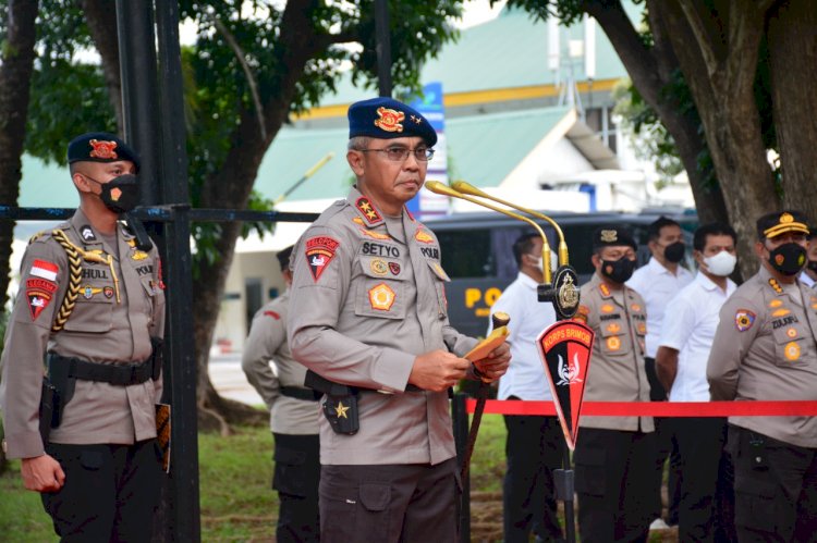 Terharu, Kapolda NTT Teteskan Air Mata Sambut Bangga Pasukan Elit Satbrimobda NTT BKO Distrik Sugapa Intan Jaya Papua