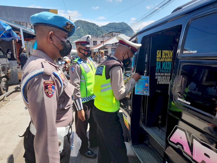 Operasi Keselamatan Turangga 2022, Satlantas Polres Ende Imbau Pengendara Untuk Taati Peraturan Berlalulintas