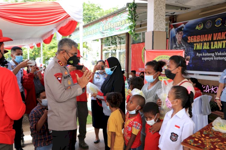 Tinjau Vaksinasi di Lapas Anak Kelas 1 Kupang, Kapolda NTT Ajak Seluruh Elemen Masyarakat Sukseskan Vaksinasi