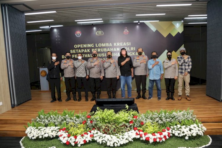 Polri Gelar Lomba Kreasi Setapak Perubahan dan Festival Musik Bhayangkara