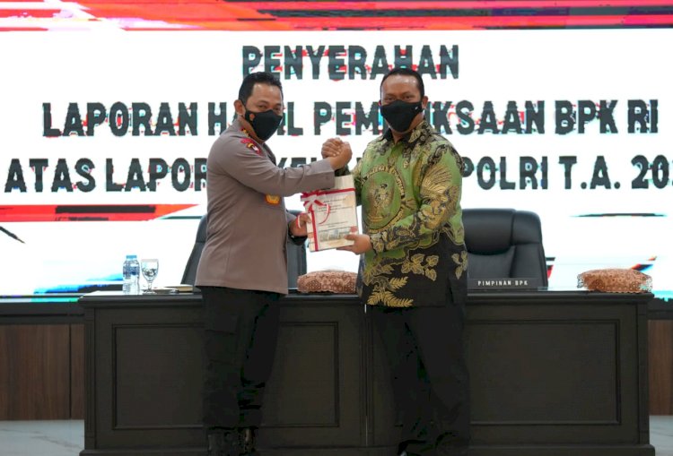 Raih WTP Sembilan Kali Berturut-turut, Kapolri: Komitmen Penggunaan Keuangan Negara Secara Transparan