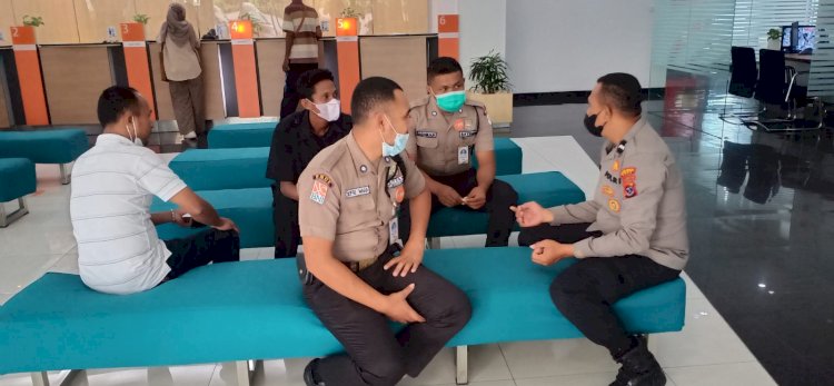 Kanit Binkamsa Satuan Binmas Polres Ende Laksanakan Sambang dan Pembinaan Satpam